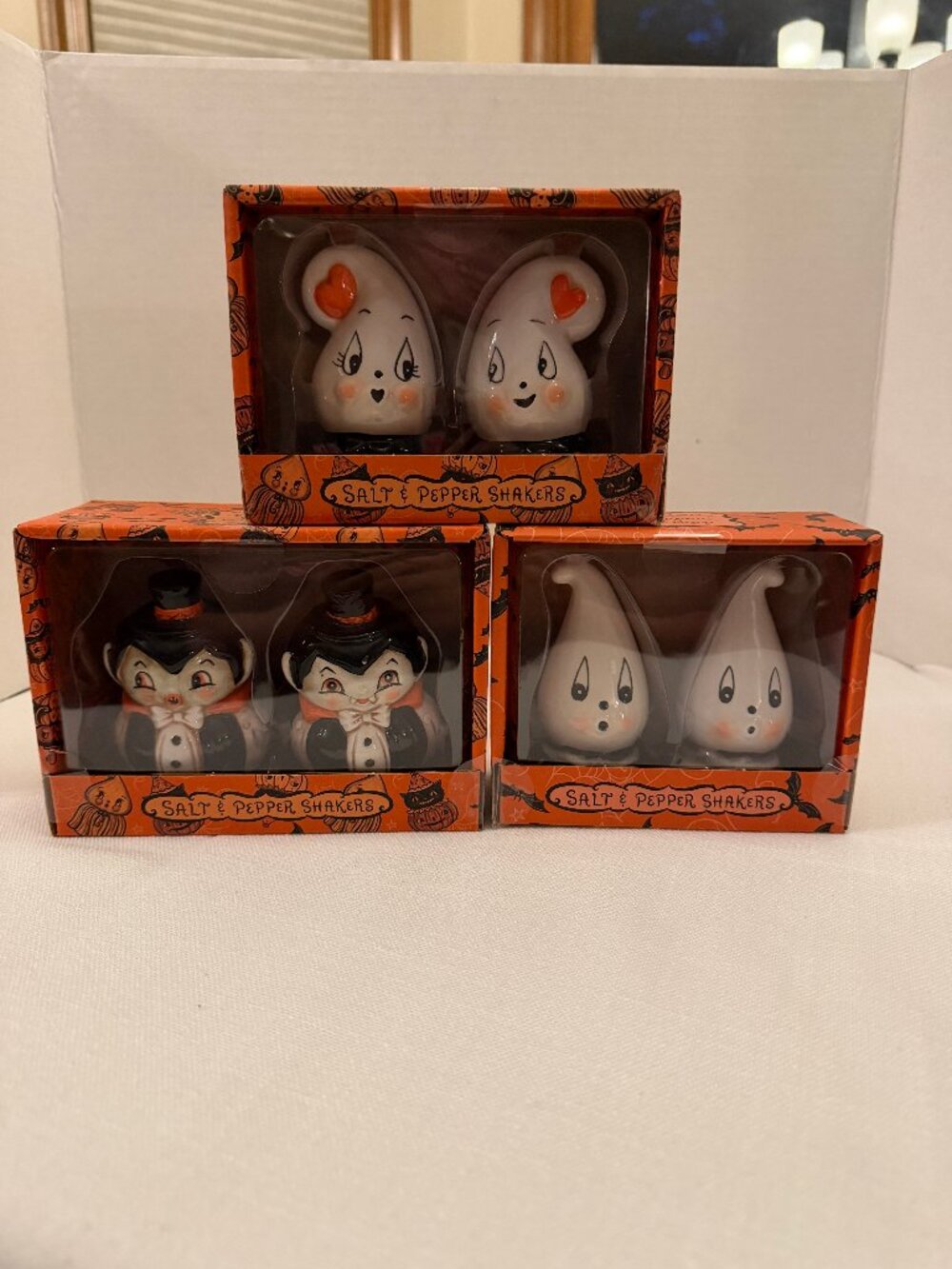 Design by Johanna Parker Halloween Salt and Pepper Shaker Sets 2026 - U CHOOSE